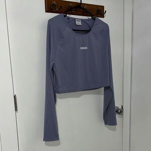 Gymshark Lavender Crop Long Sleeve Top